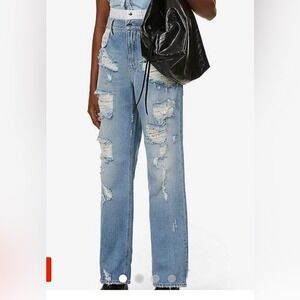 Rta distressed exposed boxer jeans size 25 Straight Leg